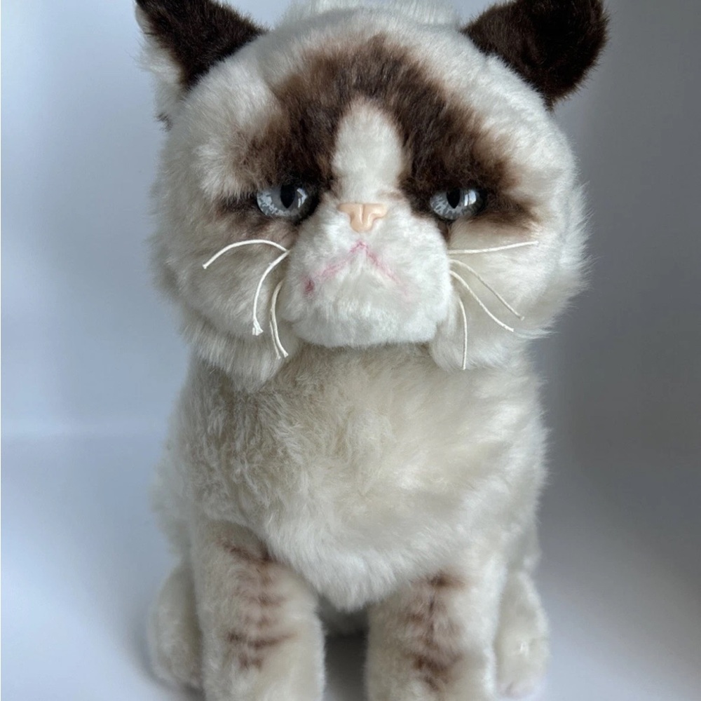 Gund Grumpy Cat Cream and Brown Plush Cat